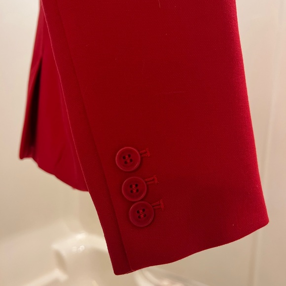 EUC Calvin Klein Red Blazer - Picture 3 of 4